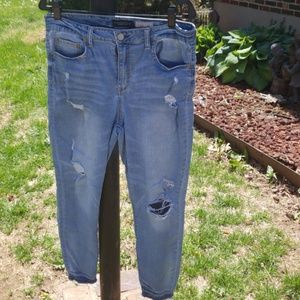 Aeropostale distressed jeans size 12